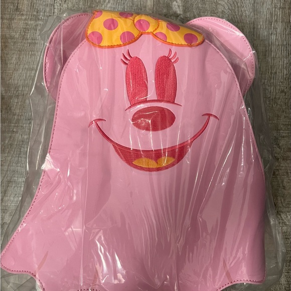 Loungefly Pastel Ghost Minnie Mouse Glow-in-the-Dark Mini Backpack - Picture 5 of 6